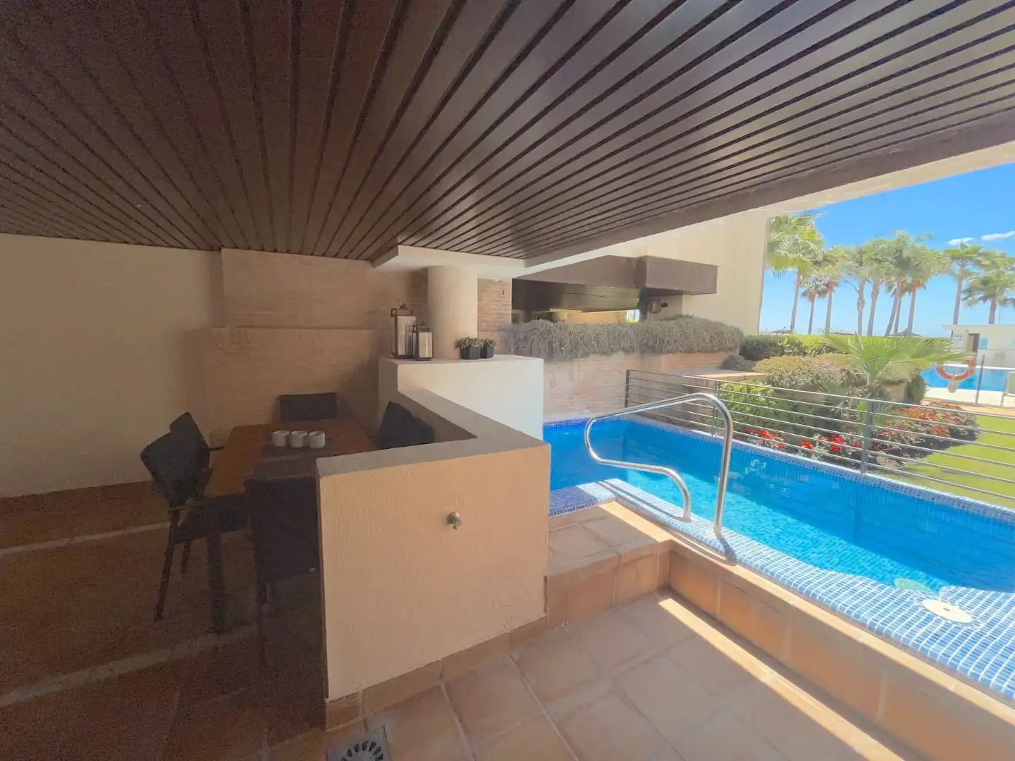 Terraza de Apartamento de alquiler en Estepona con Terraza, Amueblado y Internet