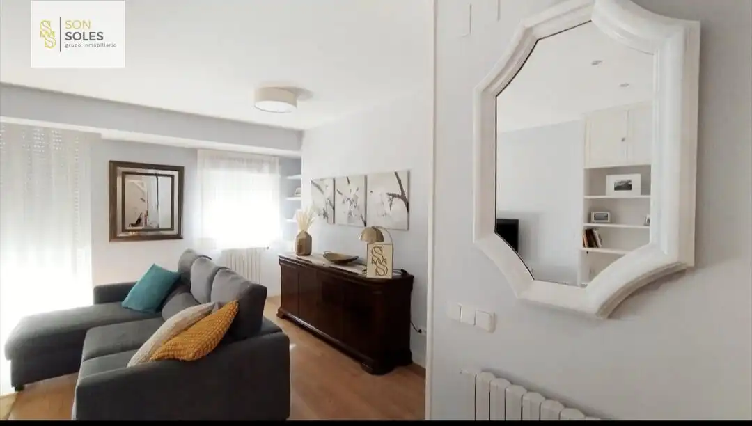 Sala de estar de Piso de alquiler en Santander con Calefacción, Terraza y Amueblado