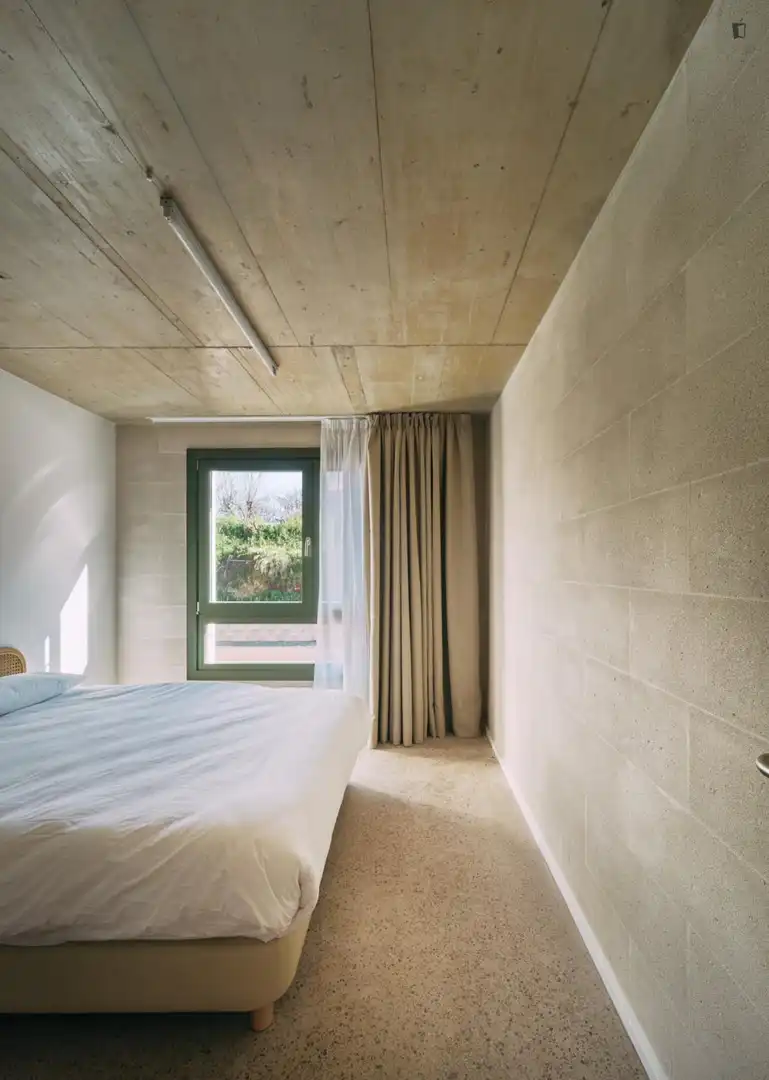 Habitación de Apartamento de alquiler en Barcelona con Aire acondicionado, Calefacción y Amueblado