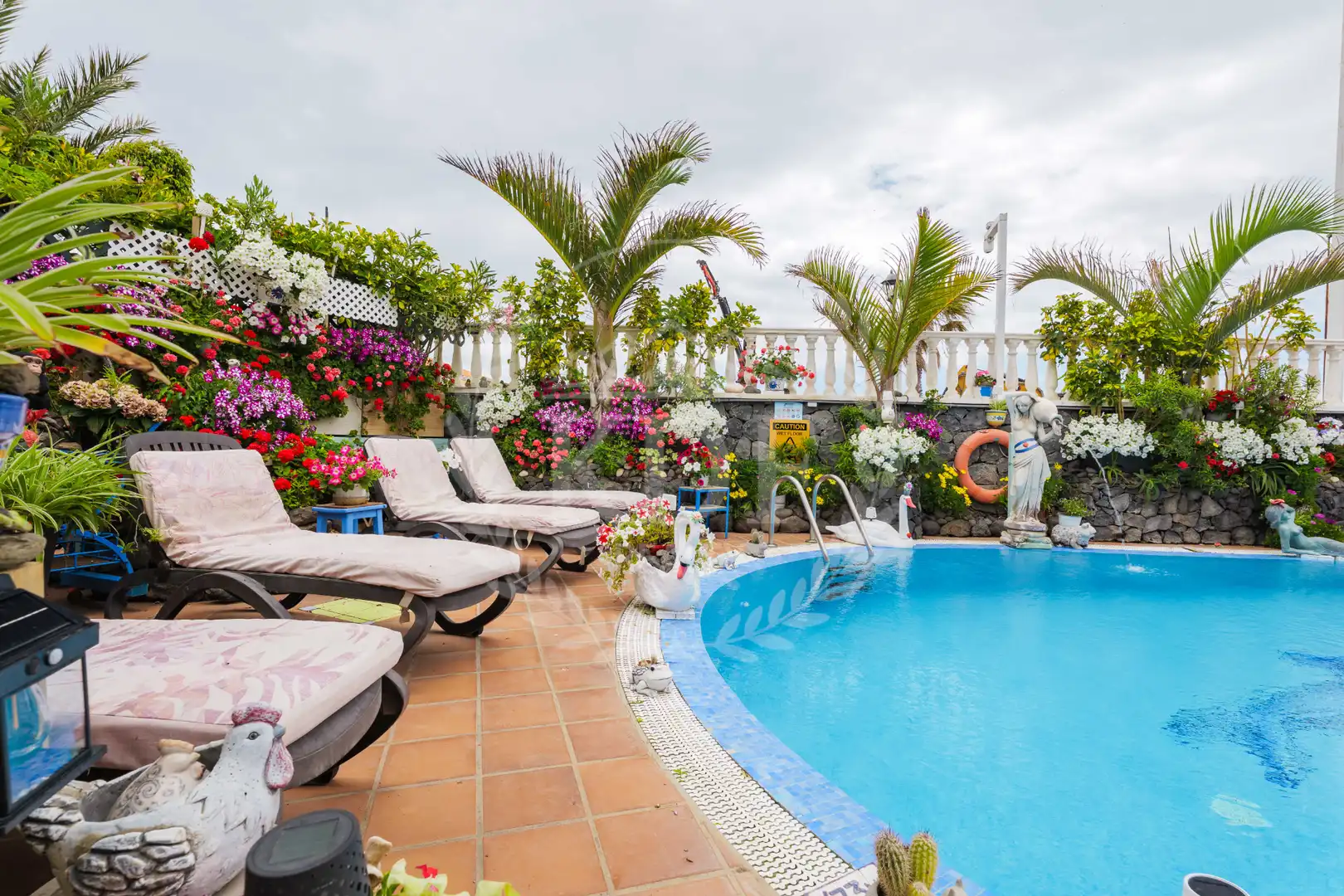 Terraza de Casa o chalet en venta en Granadilla de Abona con Aire acondicionado, Calefacción y Jardín privado