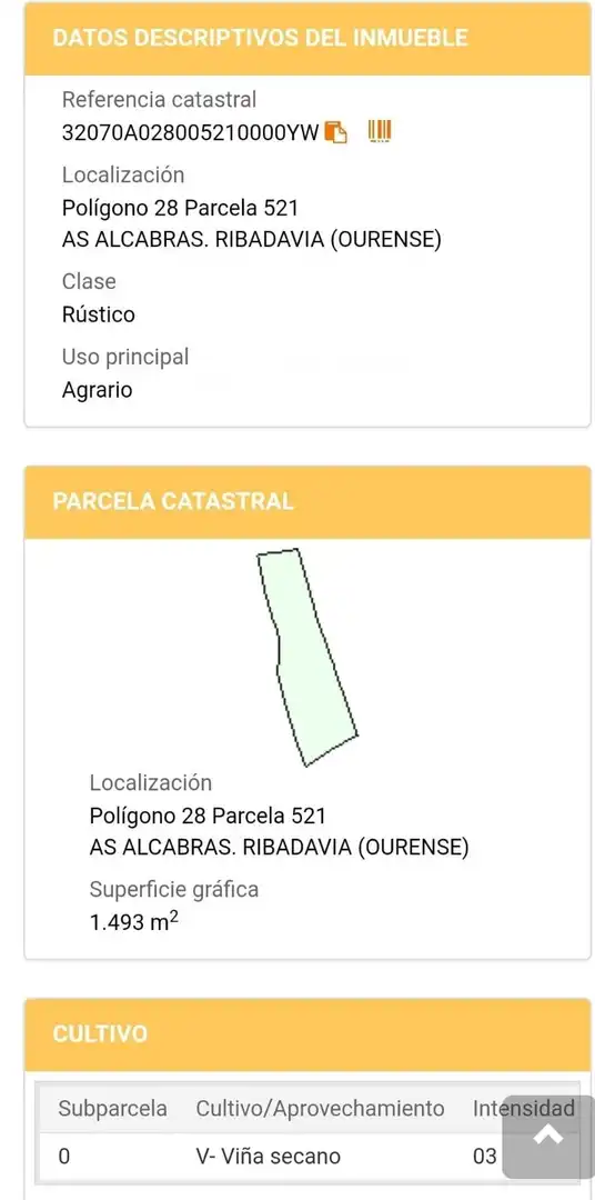 Terreno rustico in vendita a Ribadavia, imagen 2
