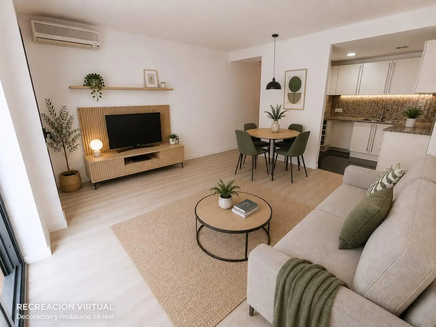 Living room of Duplexes for sale in Mataró  with Air Conditioner and Parquet flooring