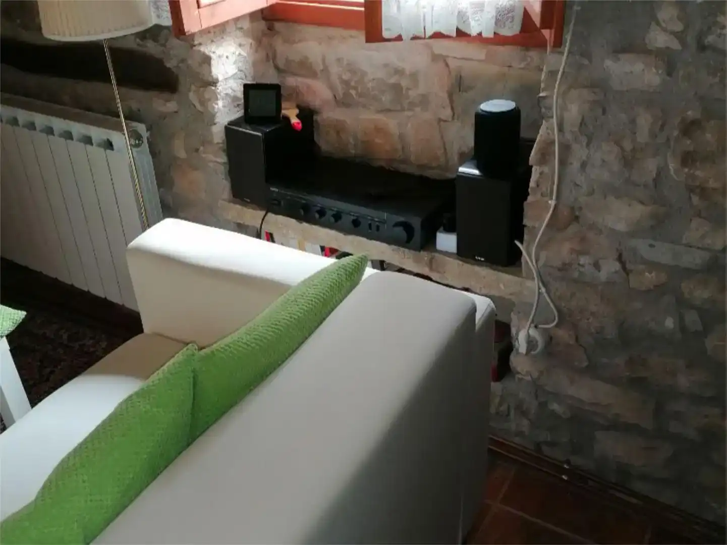Sala de estar de Casa adosada en venta en Arén con Trastero, Amueblado y Horno