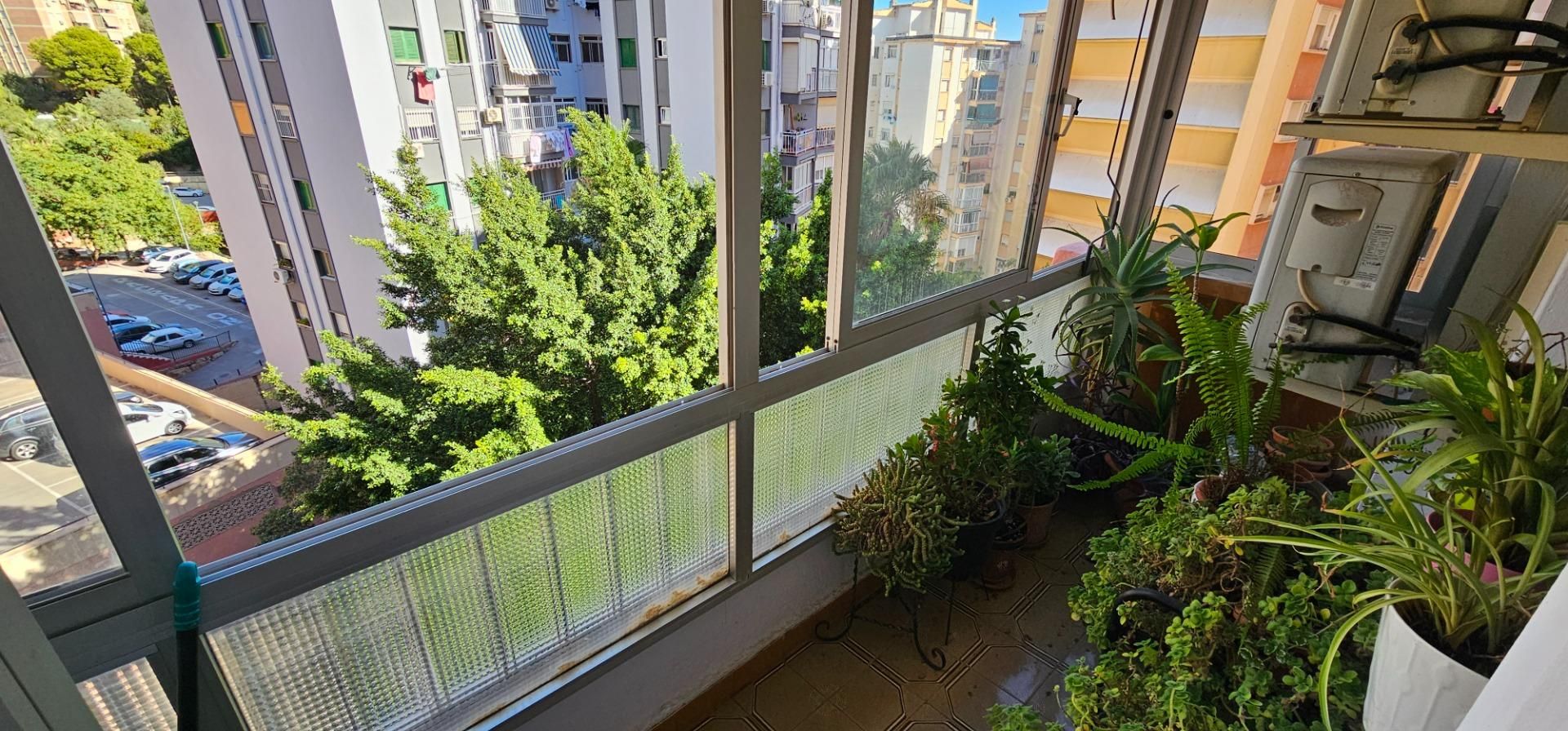 Balcony of Apartment for sale in Málaga Capital  with Air Conditioner and Terrace