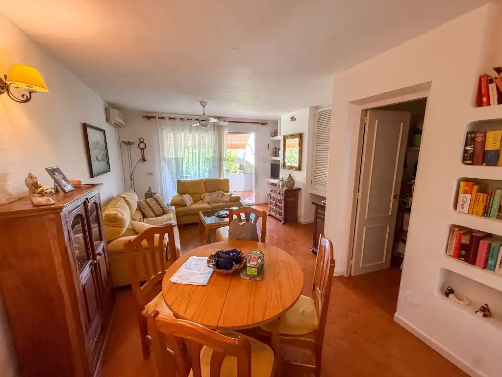 Sala de estar de Apartamento en venta en Santa Eulària des Riu