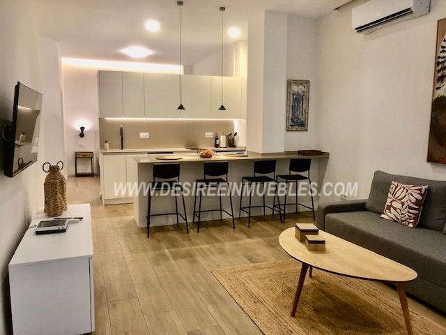 Living room of Flat to rent in  Valencia Capital  with Air Conditioner, Heating and Furnished