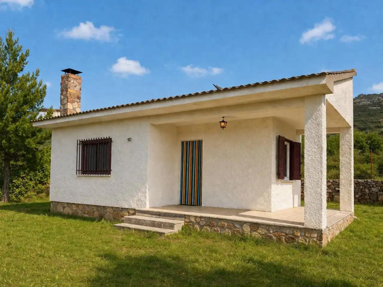 Vista exterior de Casa o chalet en venta en Berzosa del Lozoya con Calefacción, Jardín privado y Terraza