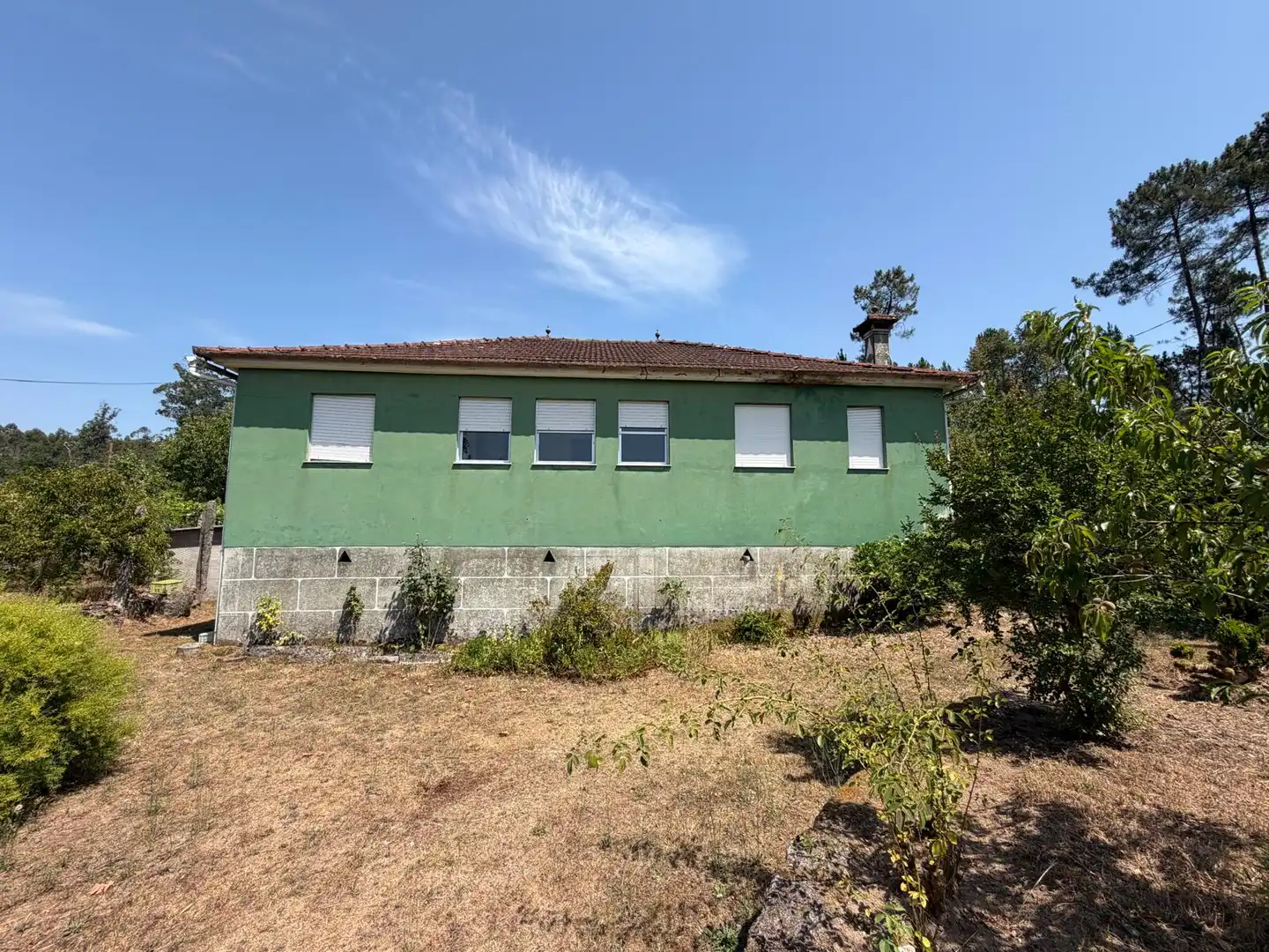 Vista exterior de Casa o xalet en venda en Salvaterra de Miño amb Jardí privat i Parquet