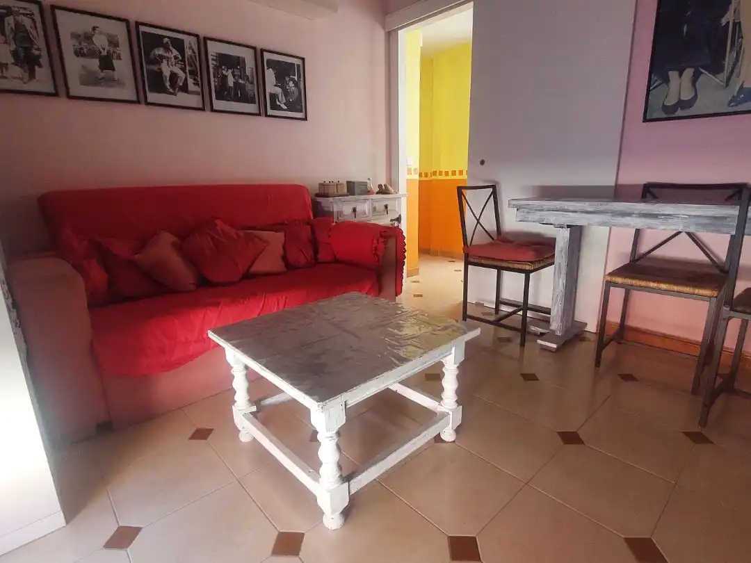 Living room of Flat for share in Alcobendas  with Heating, Terrace and Furnished