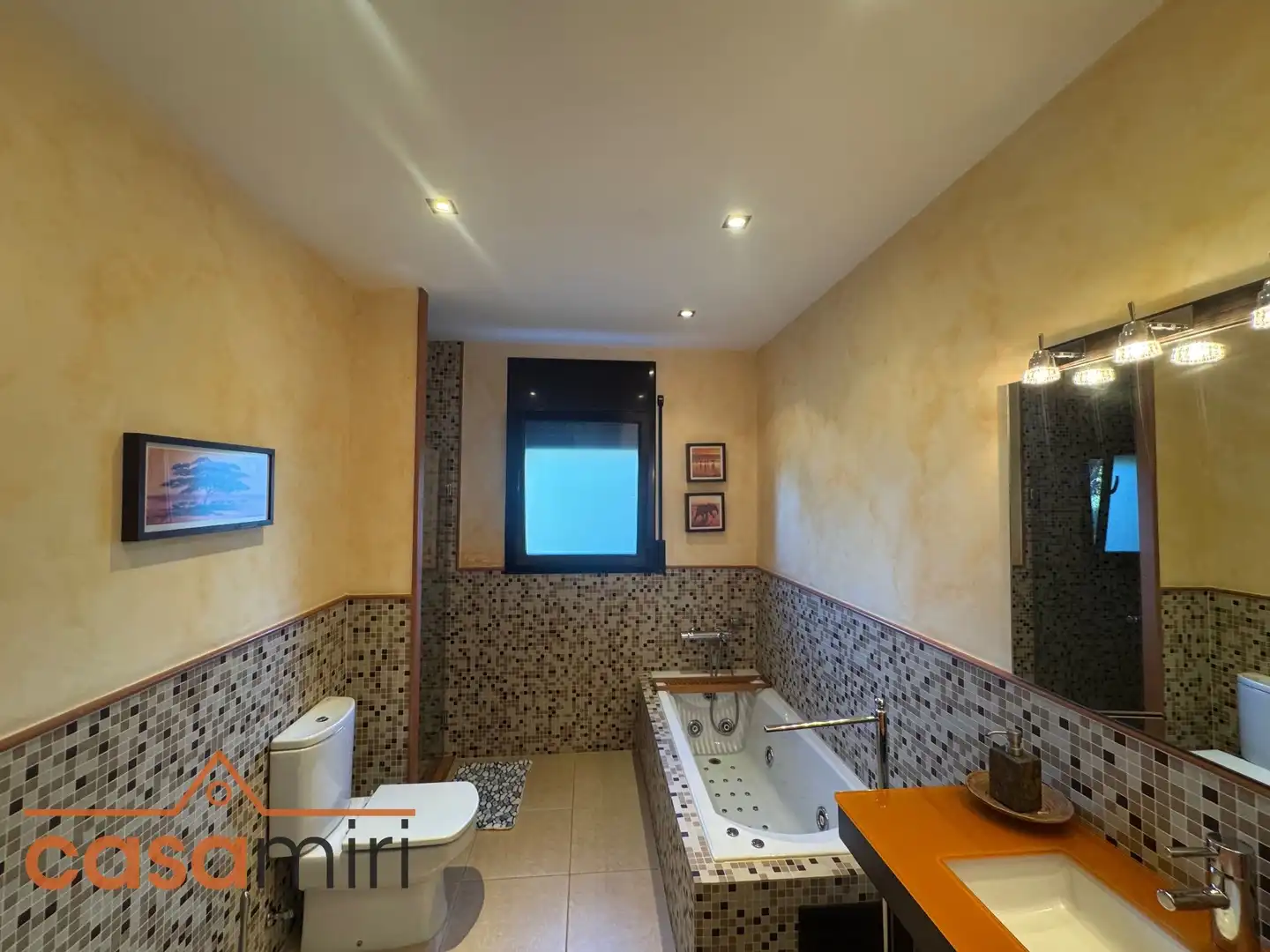 Baño de Casa o chalet en venta en Sant Cebrià de Vallalta con Aire acondicionado, Calefacción y Jardín privado
