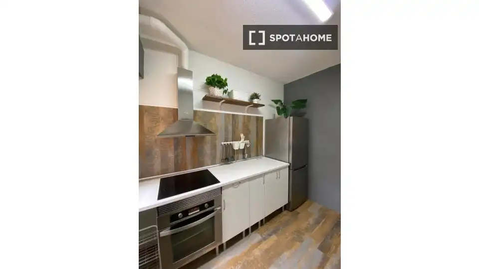 Kitchen of Apartments for share in Cartagena  with Air Conditioner, Terrace and Furnished