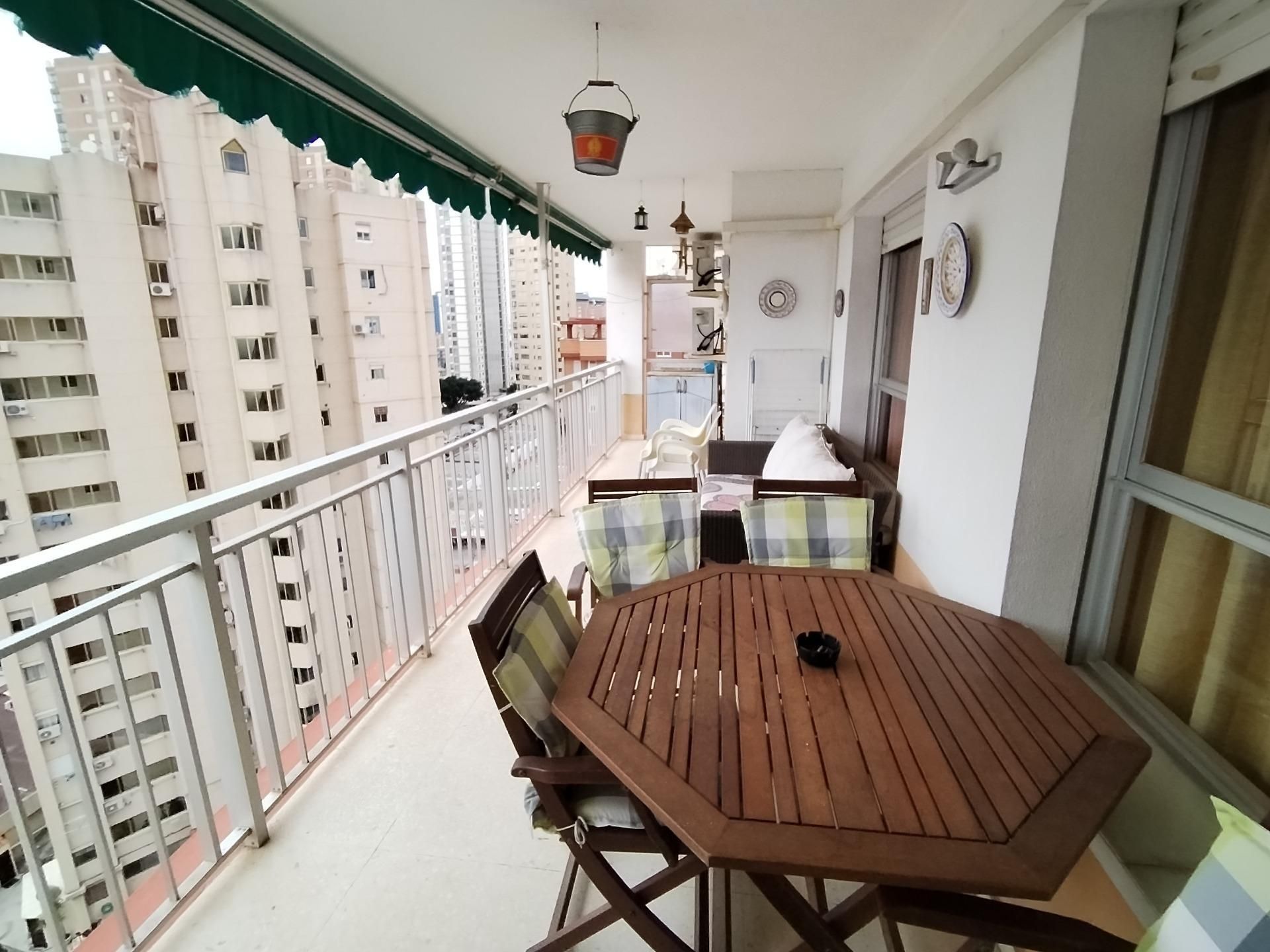 Terrace of Flat for sale in Benidorm  with Air Conditioner, Heating and Private garden