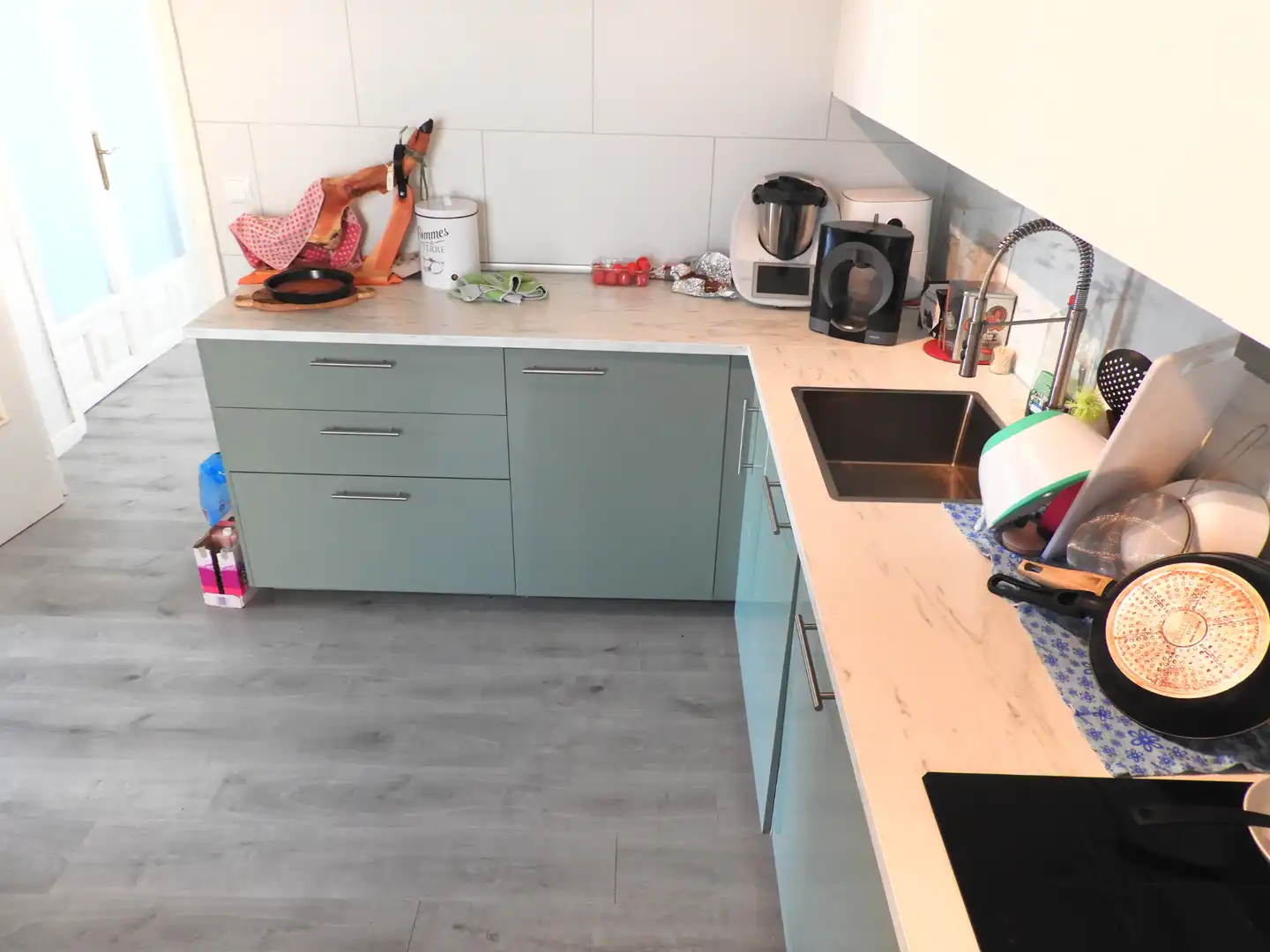 Küche von Haus oder Chalet zum Verkauf in Castellar del Vallès mit Klimaanlage, Heizung und Privatgarten