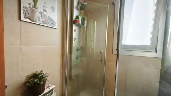 Bany de Apartament en venda en Baiona amb Calefacció, Parquet i Terrassa