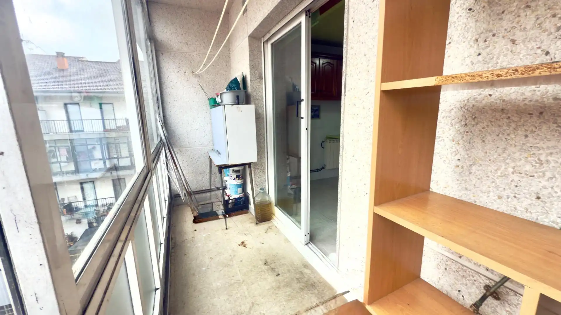 Terrasse von Wohnung zum Verkauf in Xinzo de Limia mit Parkett, Terrasse und Balkon