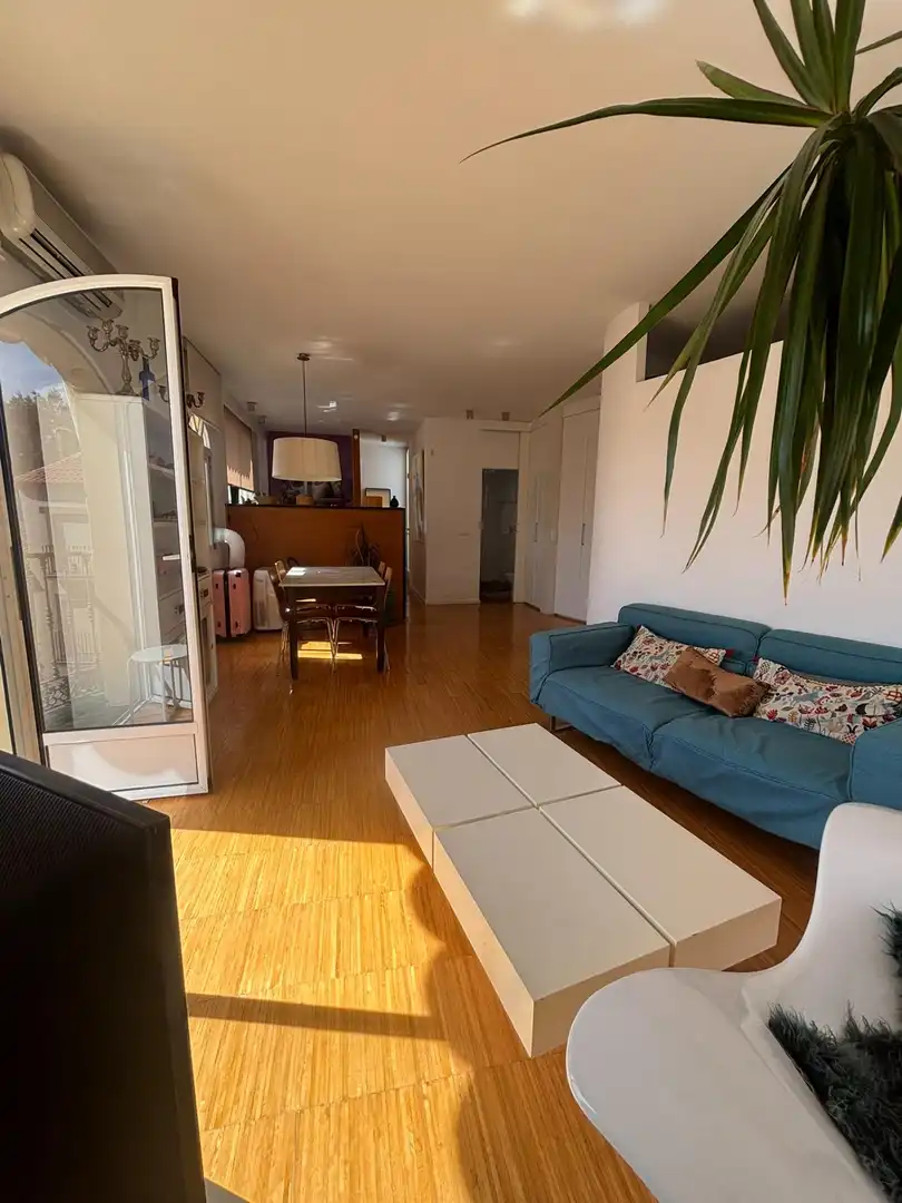 Sala d'estar de Apartament en venda en Málaga amb Aire condicionat, Terrassa i Moblat