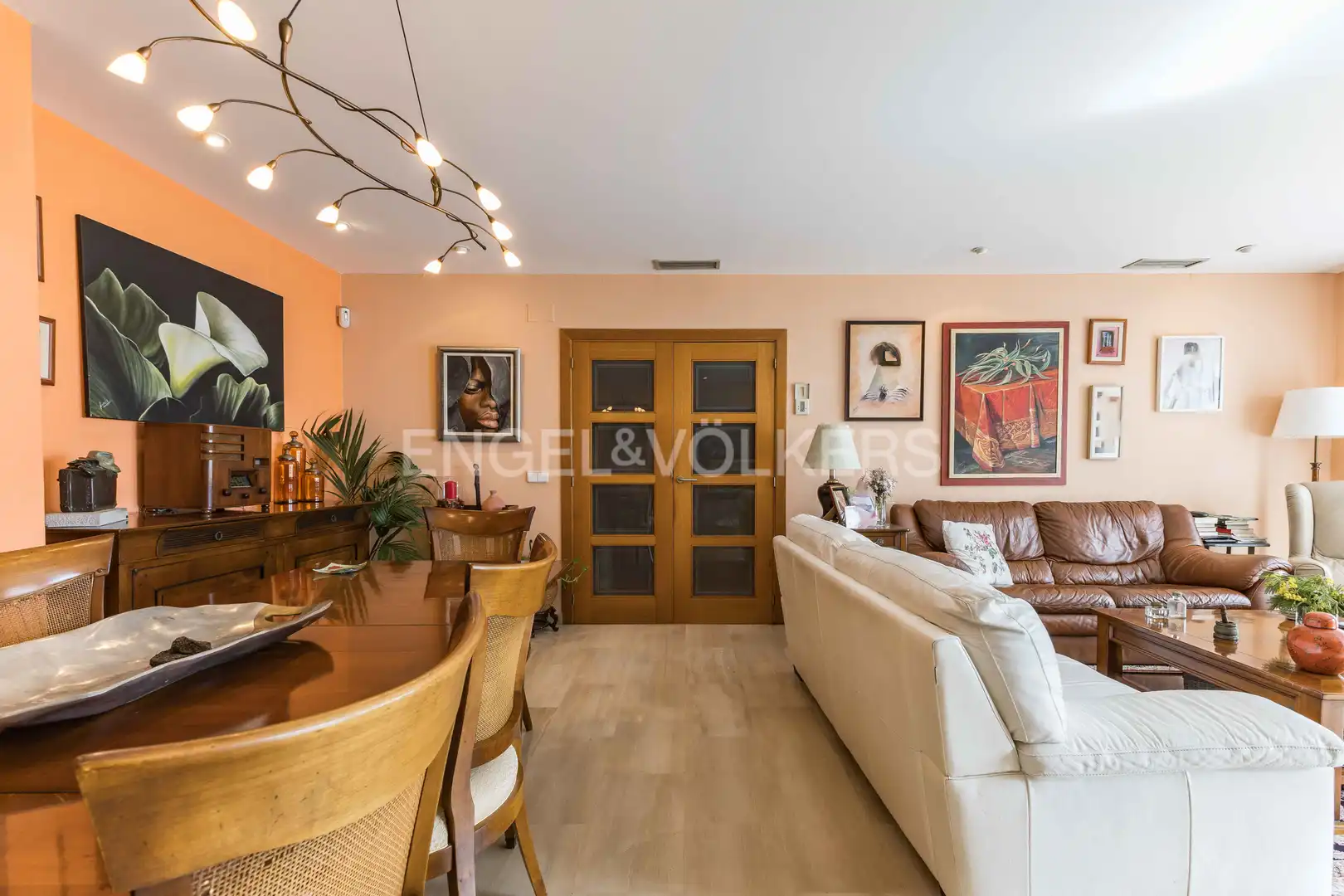 Wohnzimmer von Maisonette zum Verkauf in Sitges mit Klimaanlage, Heizung und Terrasse