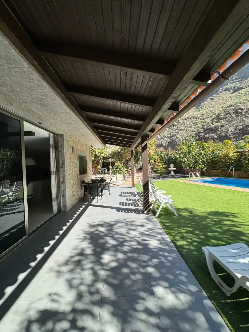 Terrassa de Finca rústica en venda en San Bartolomé de Tirajana amb Aire condicionat, Jardí privat i Terrassa