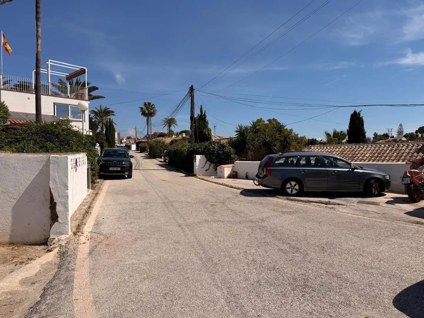 Vista exterior de Casa adosada de lloguer en Mijas amb Aire condicionat, Calefacció i Jardí privat