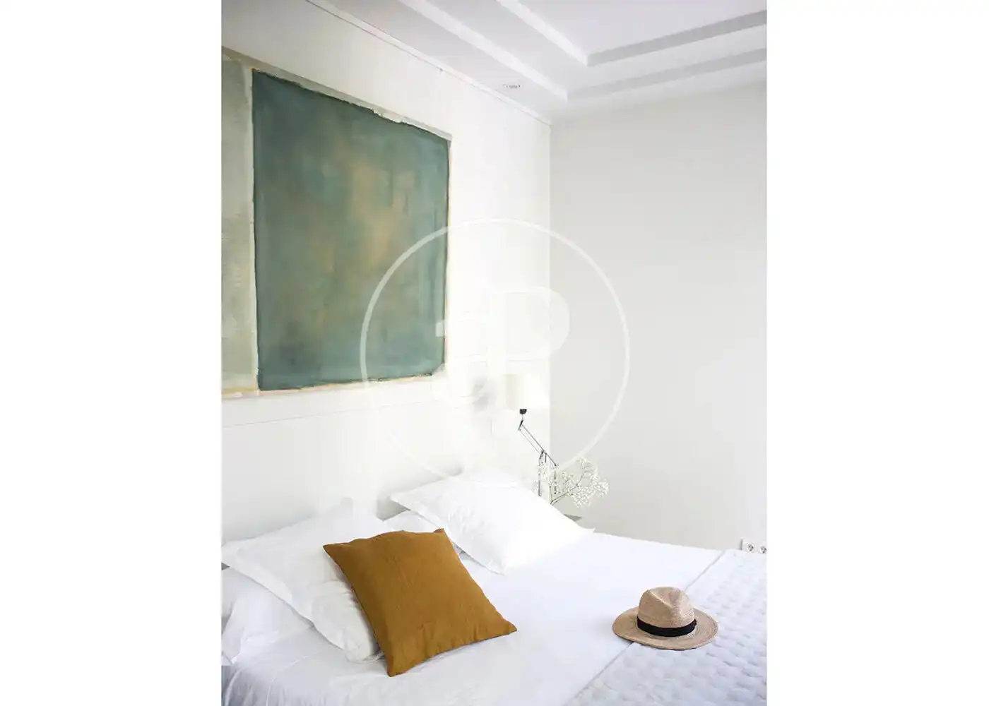 Schlafzimmer von Wohnung zur Miete in Madrid mit Klimaanlage, Heizung und Möbliert