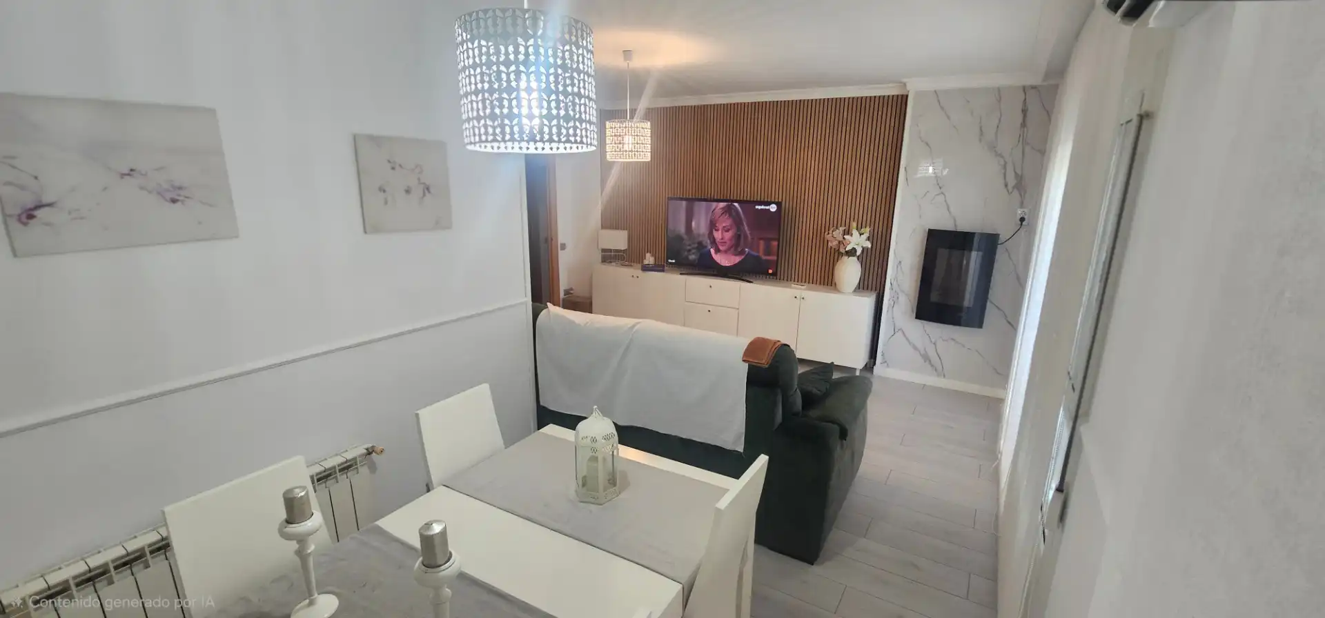 Sala d'estar de Pis en venda en Mataró amb Calefacció, Jardí privat i Parquet