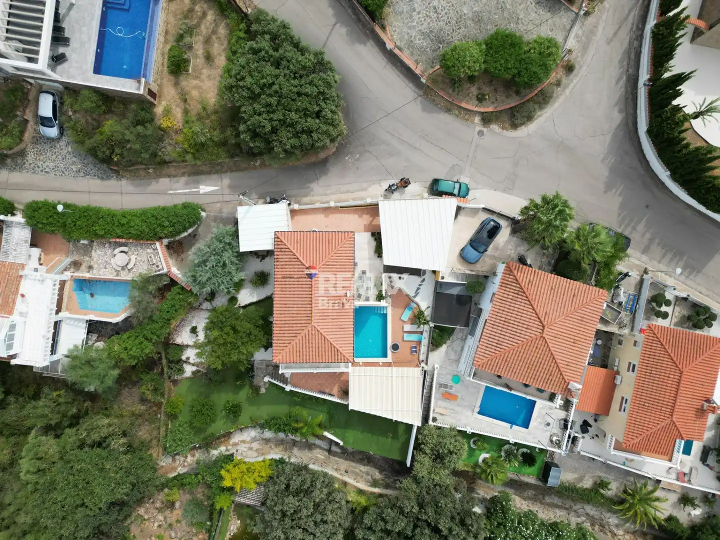 Exterior view of Houses for sale in Roses  with Air Conditioner, Heating and Private garden