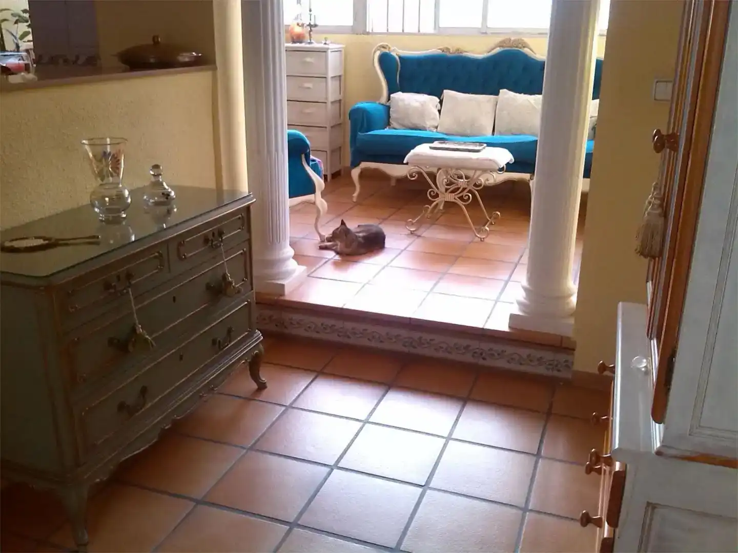 Sala de estar de Piso para compartir en Viladecans con Terraza, Amueblado y Horno