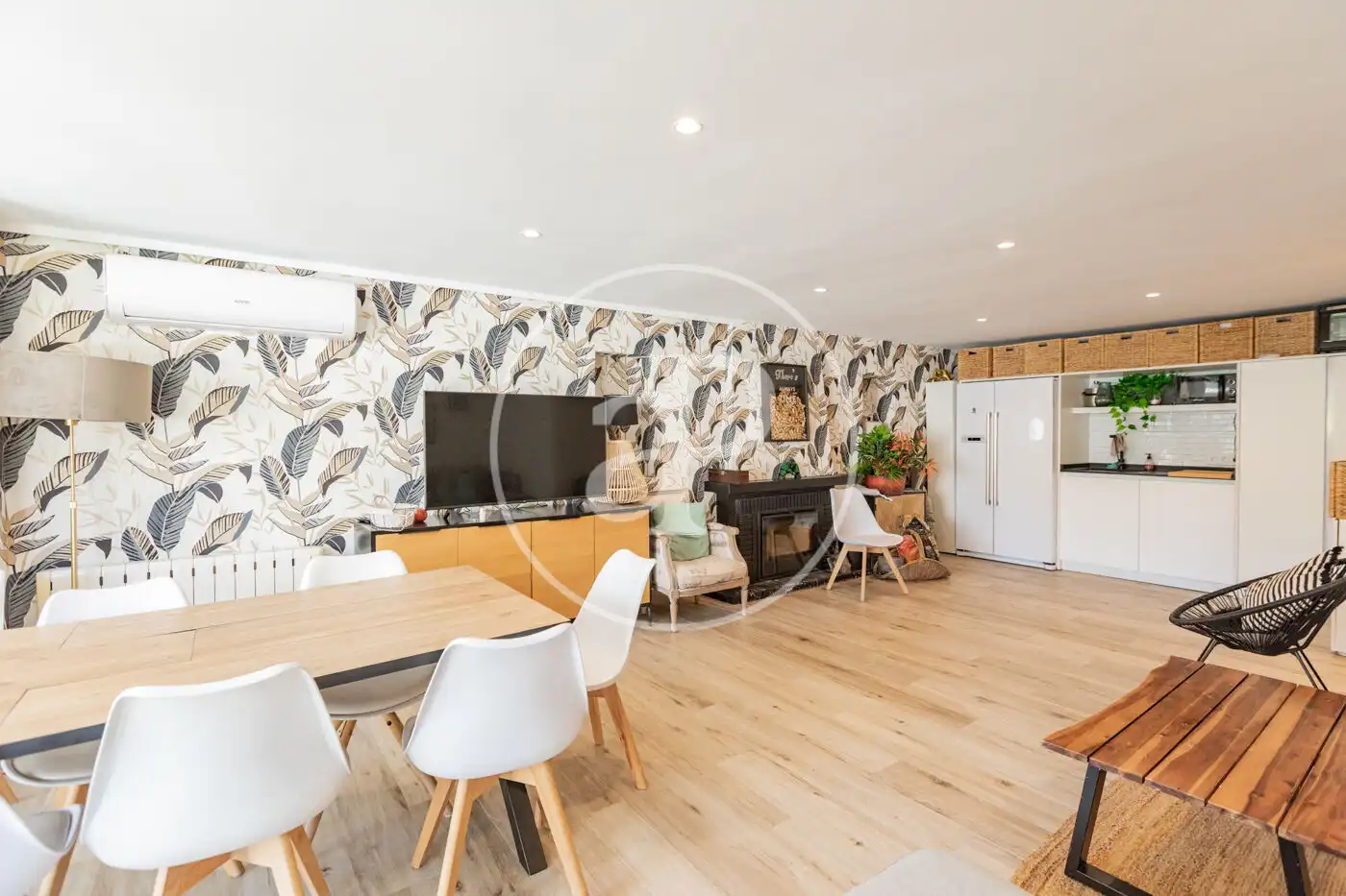 Esszimmer von Haus oder Chalet zum Verkauf in Pozuelo de Alarcón mit Klimaanlage, Heizung und Privatgarten