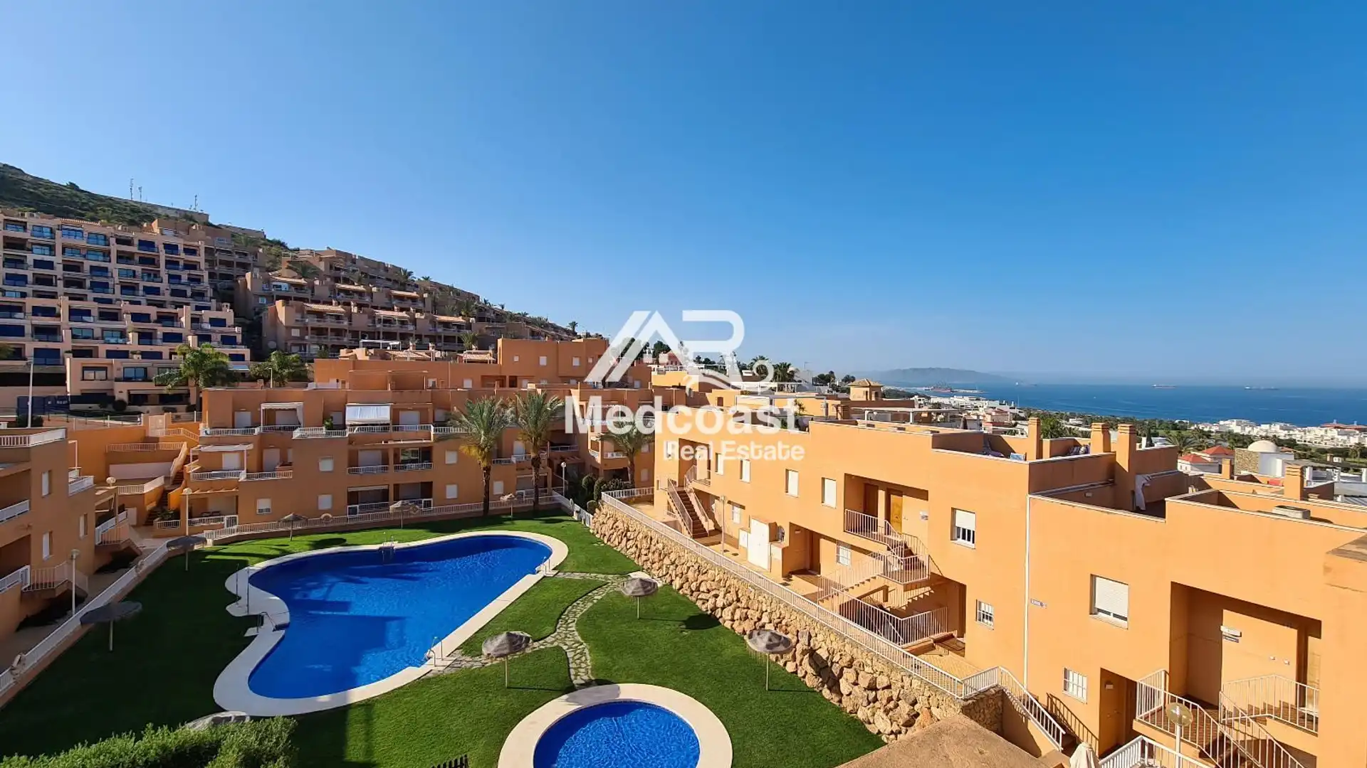 Vista exterior de Piso en venta en Mojácar con Aire acondicionado, Terraza y Trastero