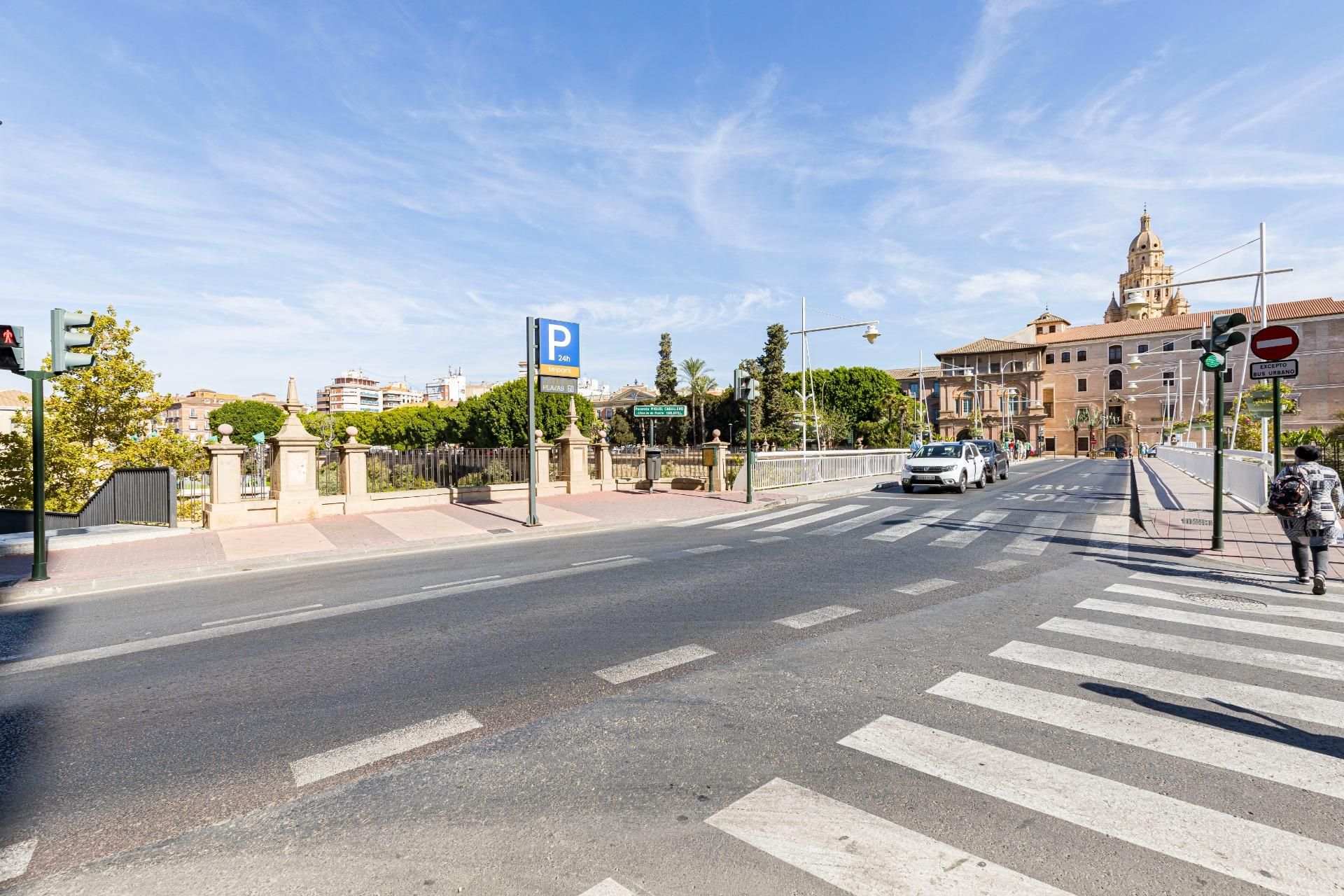 Exterior view of Flat for sale in  Murcia Capital  with Air Conditioner