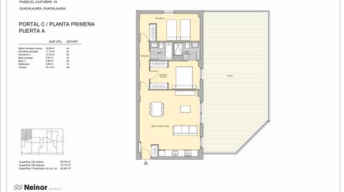 Photo 2 from new construction home in Flat for sale in    Paseo del Castañar, Las Cañas, Guadalajara