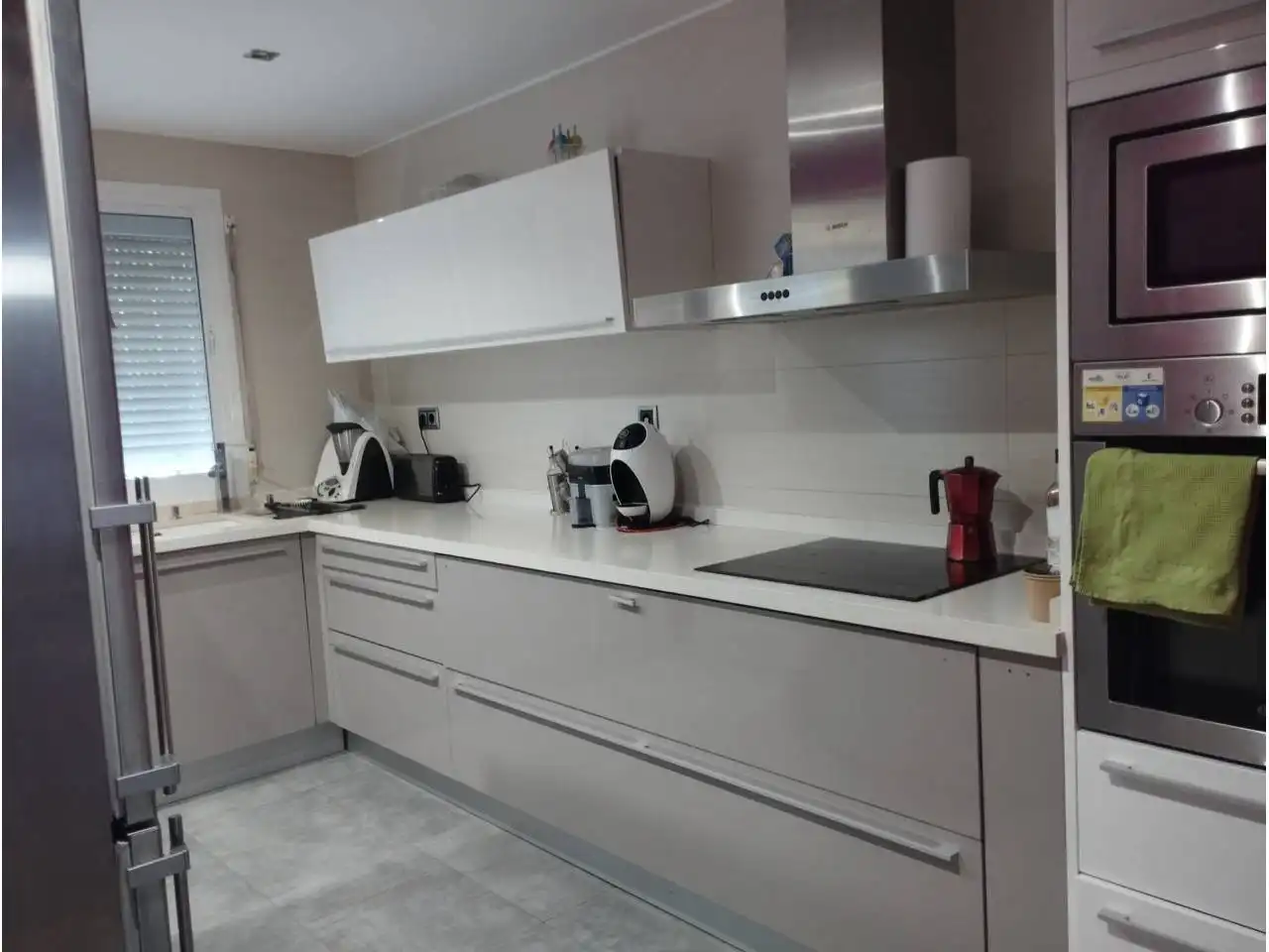 Cocina de Casa adosada en venta en Ciudad Real con Aire acondicionado, Calefacción y Jardín privado