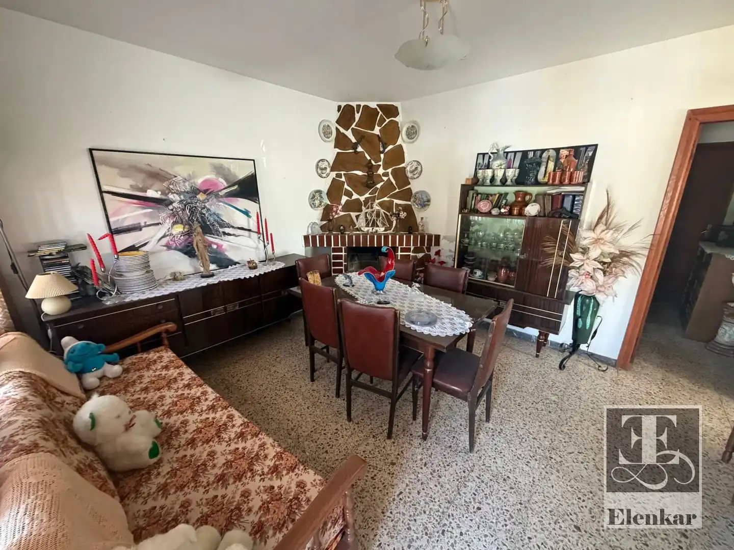 Menjador de Casa o xalet en venda en Calafell amb Calefacció, Jardí privat i Terrassa