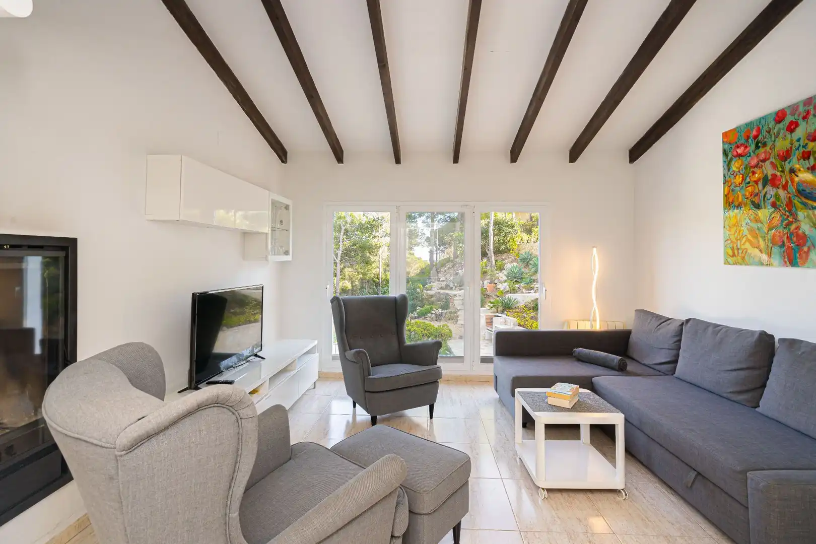 Living room of Houses for rent in Altea  with Air Conditioner, Heating and Private garden