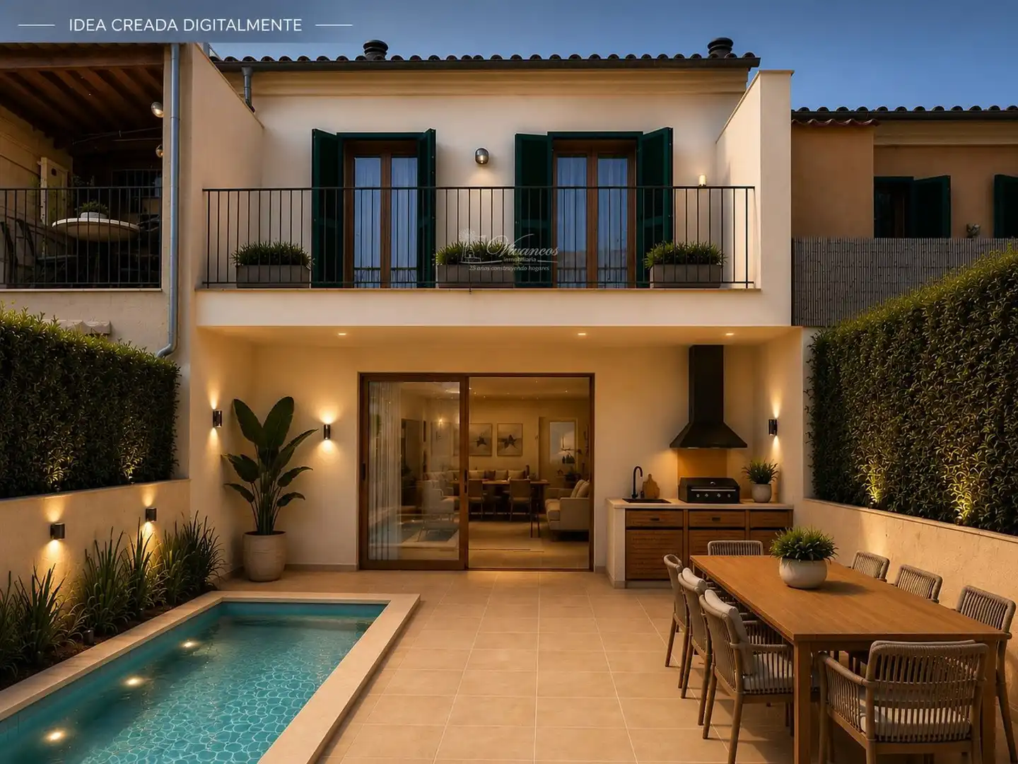 Terrassa de Casa adosada en venda en Sencelles amb Aire condicionat, Jardí privat i Terrassa