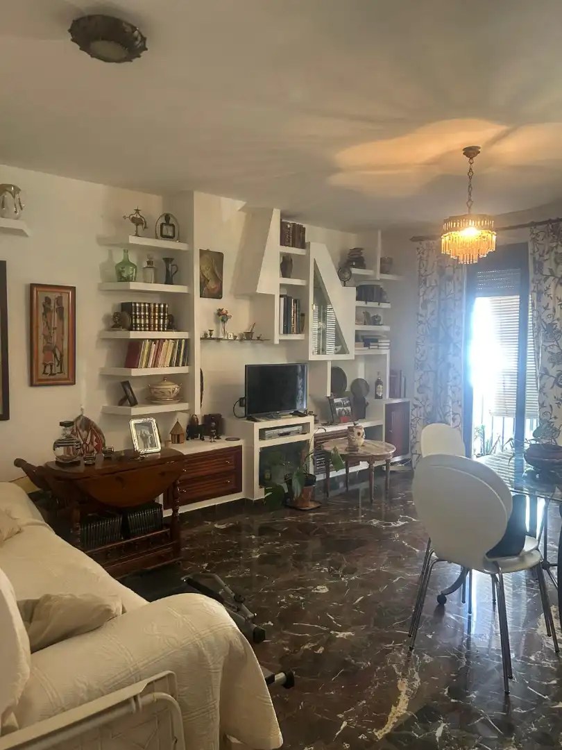 Sala d'estar de Pis en venda en Jaén amb Aire condicionat, Calefacció i Moblat
