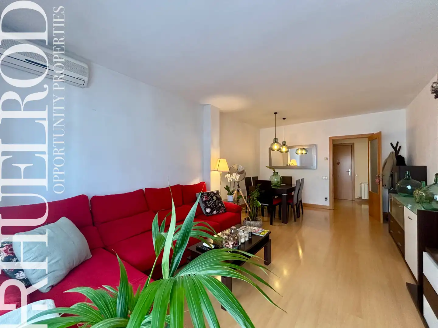 Wohnzimmer von Wohnung zum Verkauf in Badalona mit Klimaanlage, Heizung und Parkett