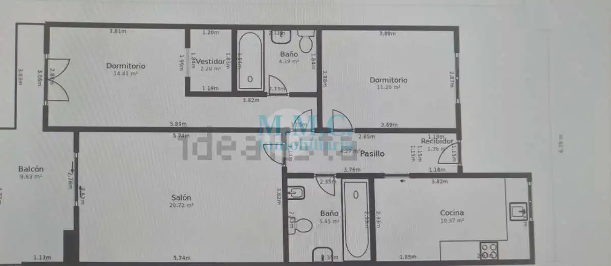 Flat for sale in Roquetas de Mar  with Air Conditioner, Terrace and Furnished