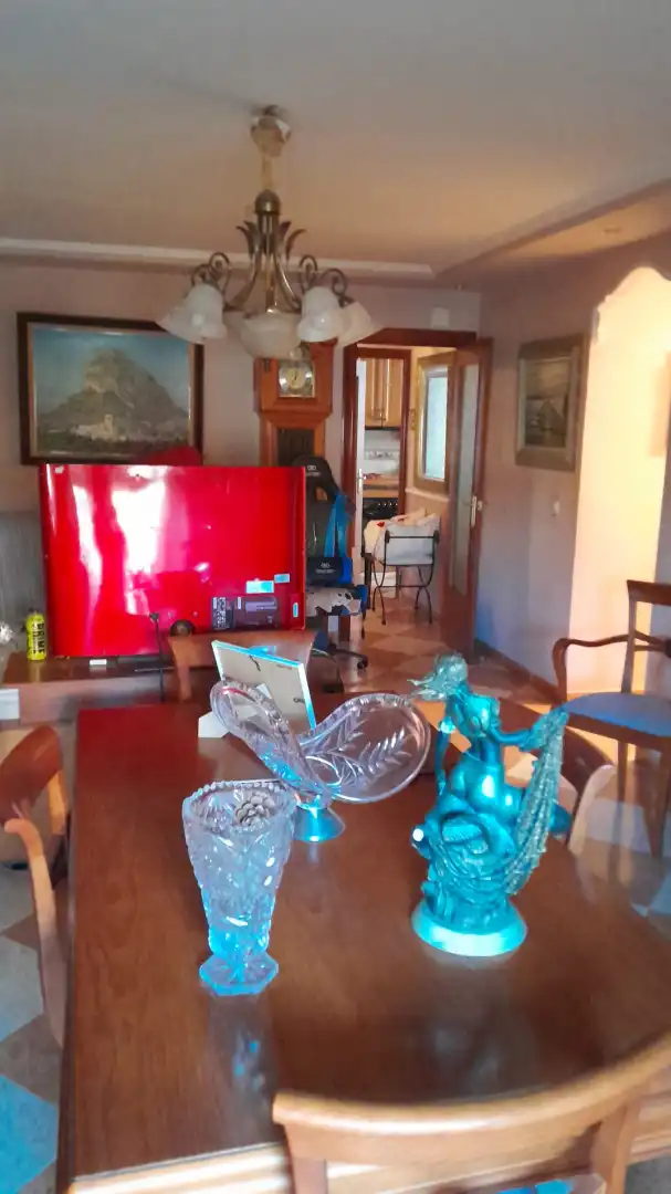 Sala de estar de Ático en venta en San Vicente del Raspeig / Sant Vicent del Raspeig con Aire acondicionado, Calefacción y Amueblado