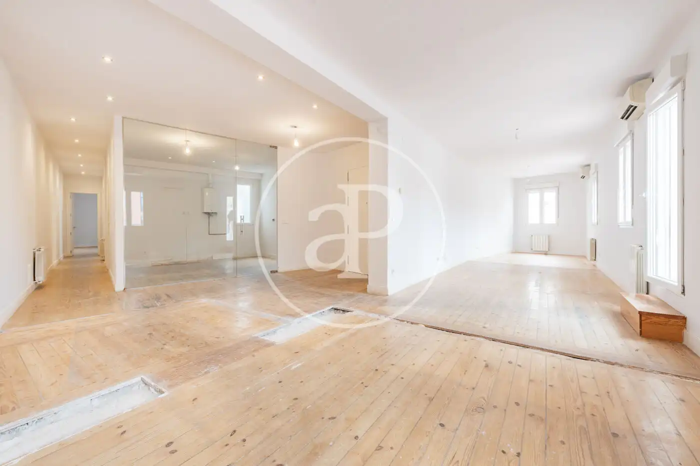 Sala de estar de Ático en venta en Madrid con Aire acondicionado, Calefacción y Terraza