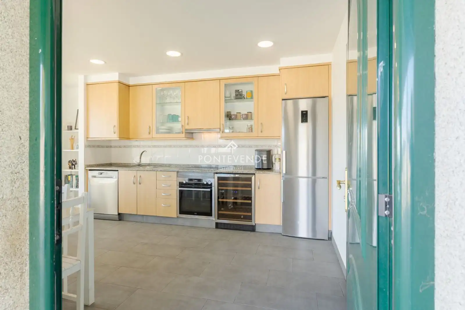 Kitchen of Houses for sale in Sanxenxo  with Heating and Furnished
