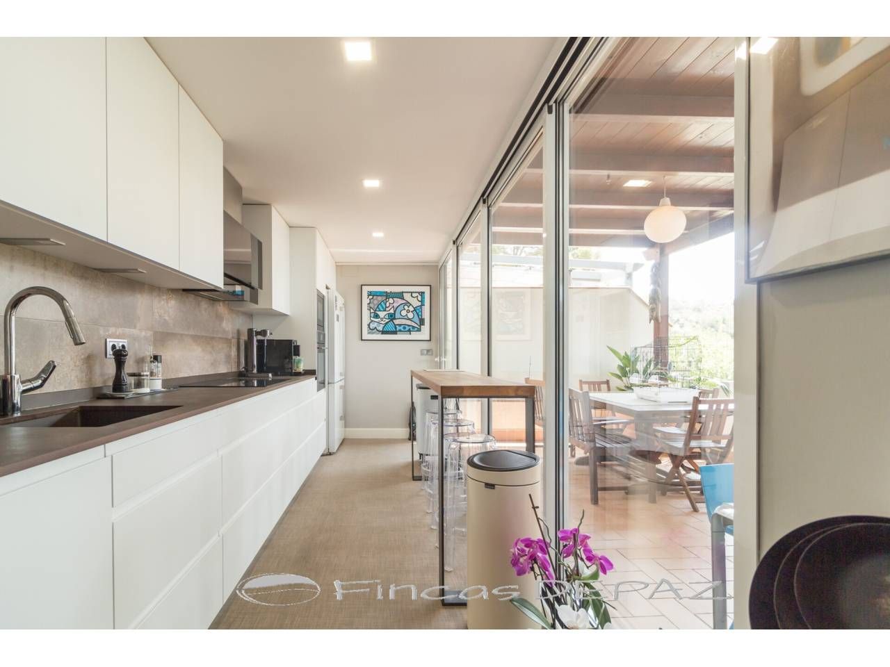 Kitchen of Apartment for sale in Castelldefels  with Heating, Parquet flooring and Terrace