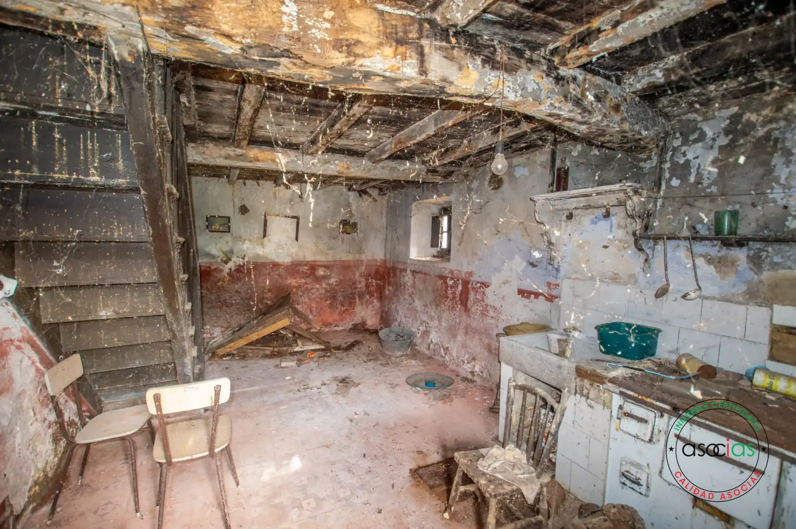 Cocina de Casa adosada en venta en Colunga con Parquet y Terraza