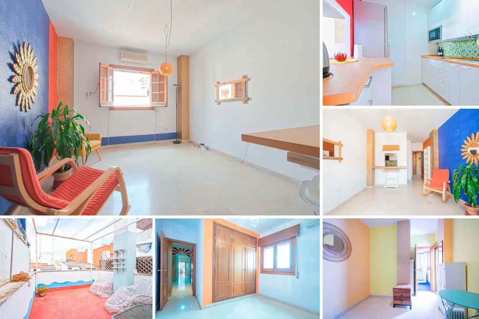 Schlafzimmer von Wohnung zum Verkauf in Sevilla mit Klimaanlage, Terrasse und Abstellraum