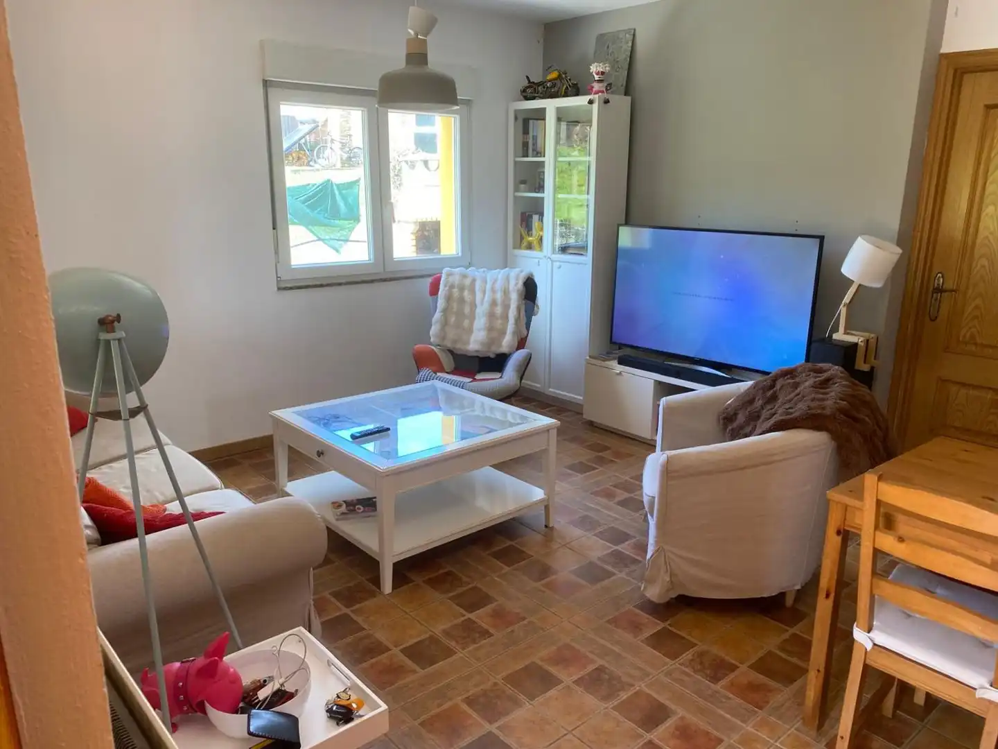 Living room of Houses for rent in Las Regueras    with Heating, Terrace and Furnished