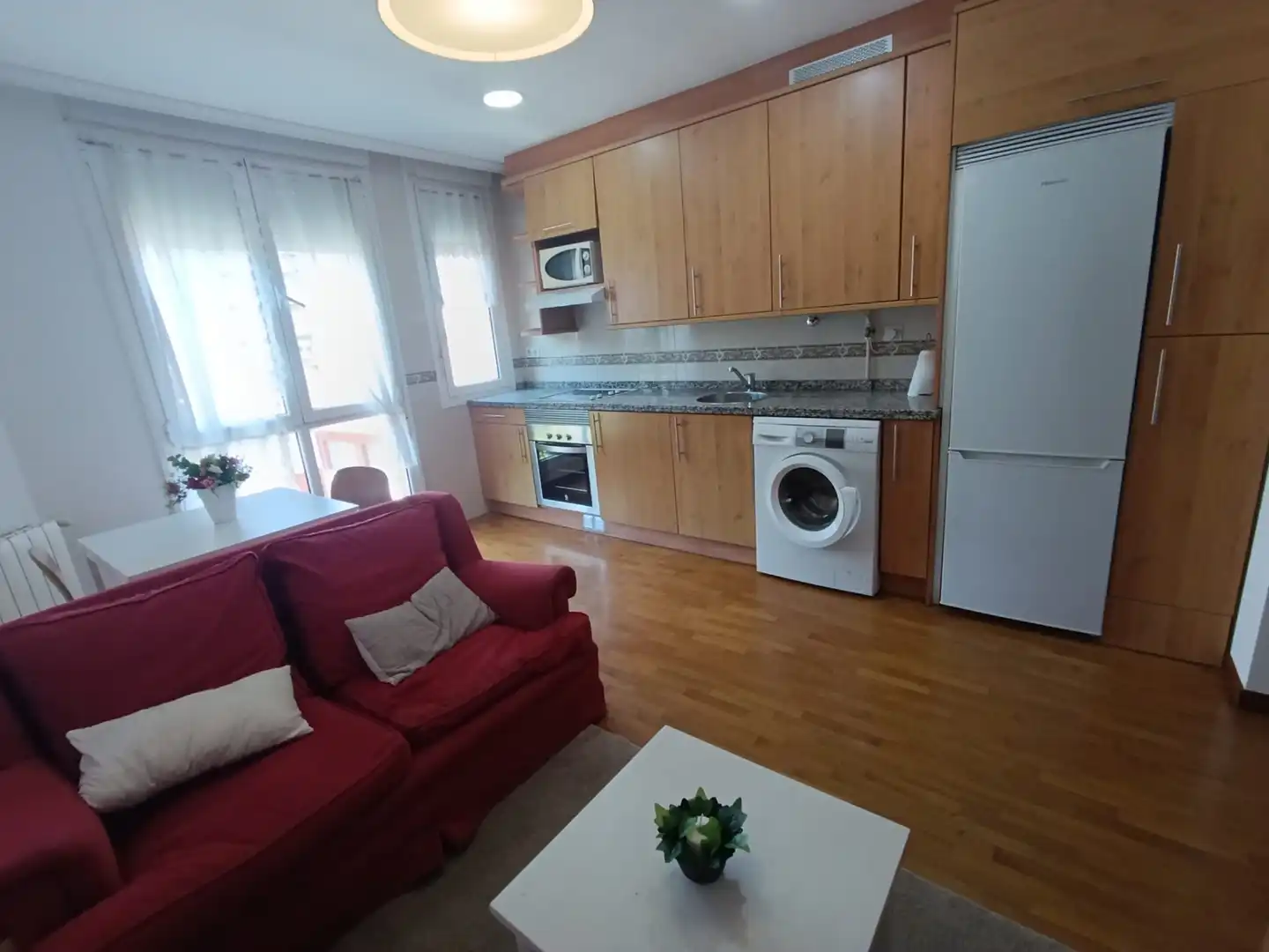 Kitchen of Apartments for rent in Gijón   with Heating, Storage room and Furnished