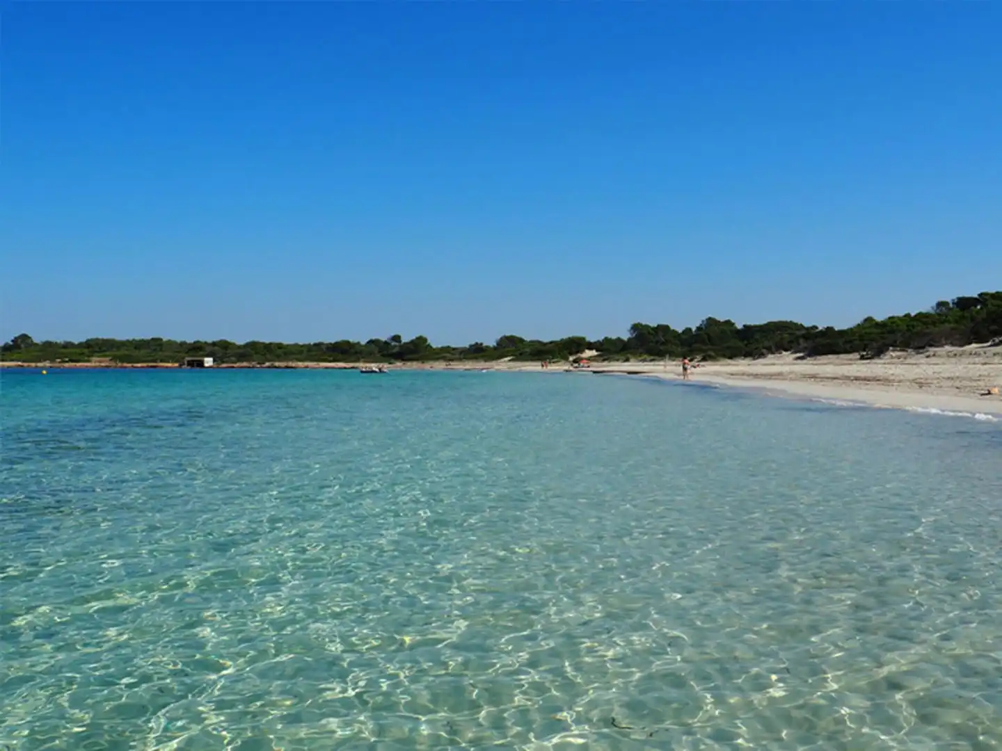 Vista exterior de Dúplex en venda en Ses Salines amb Aire condicionat, Calefacció i Jardí privat