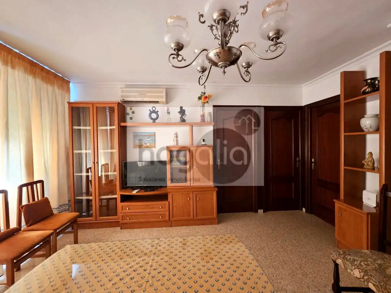 Sala de estar de Piso de alquiler en Sevilla con Aire acondicionado y Amueblado