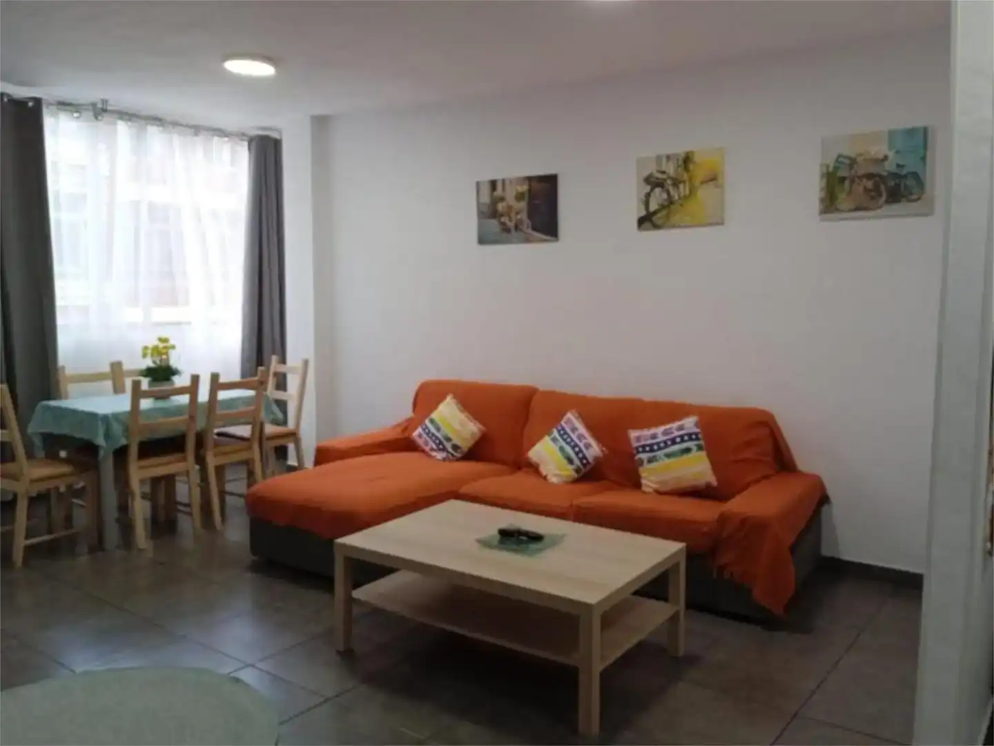 Wohnzimmer von Wohnung zur Miete in Las Palmas de Gran Canaria mit Klimaanlage