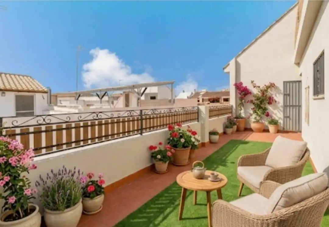Terrassa de Casa o xalet en venda en Museros amb Aire condicionat, Calefacció i Terrassa